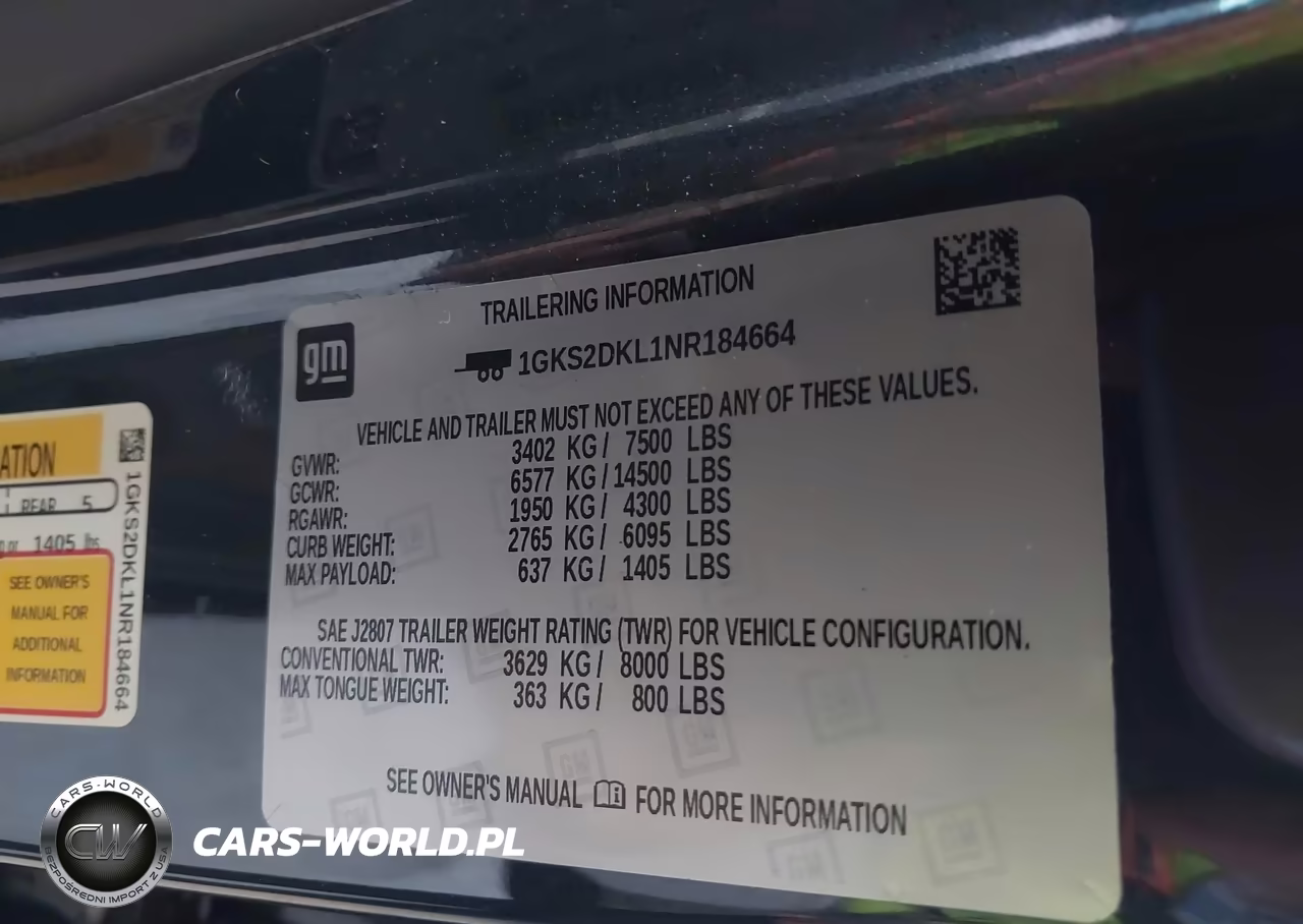 2022 GMC Yukon Denali VIN:1GKS2DKL1NR184664 - 9