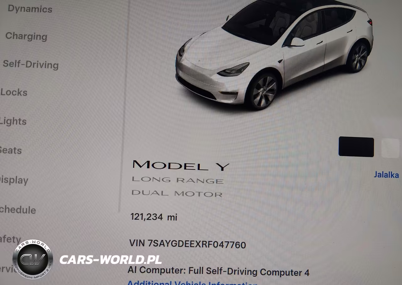 2024 Tesla Model Y Long Range Dual Motor All-Wheel Drive VIN:7SAYGDEEXRF047760 - 14