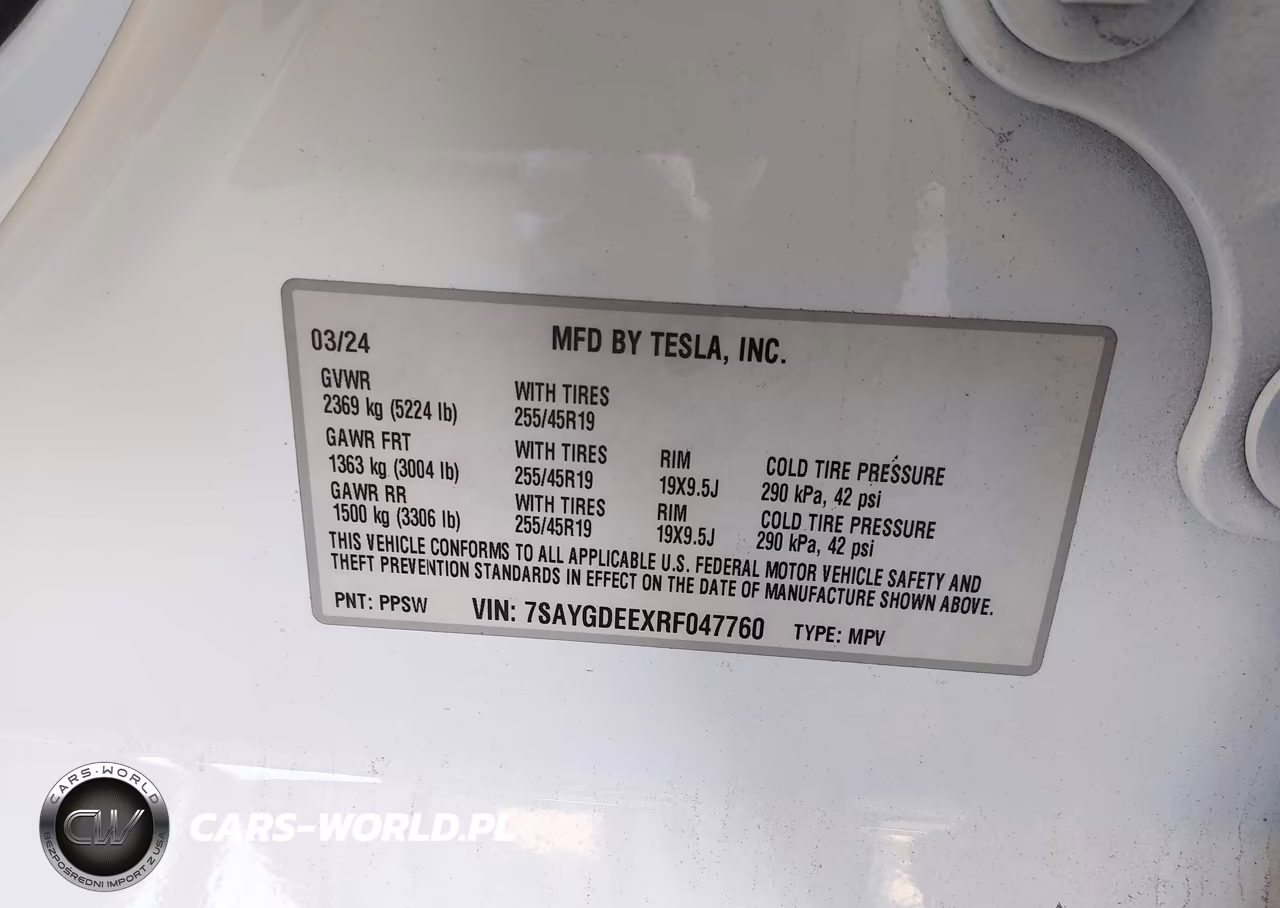 2024 Tesla Model Y Long Range Dual Motor All-Wheel Drive VIN:7SAYGDEEXRF047760 - 9