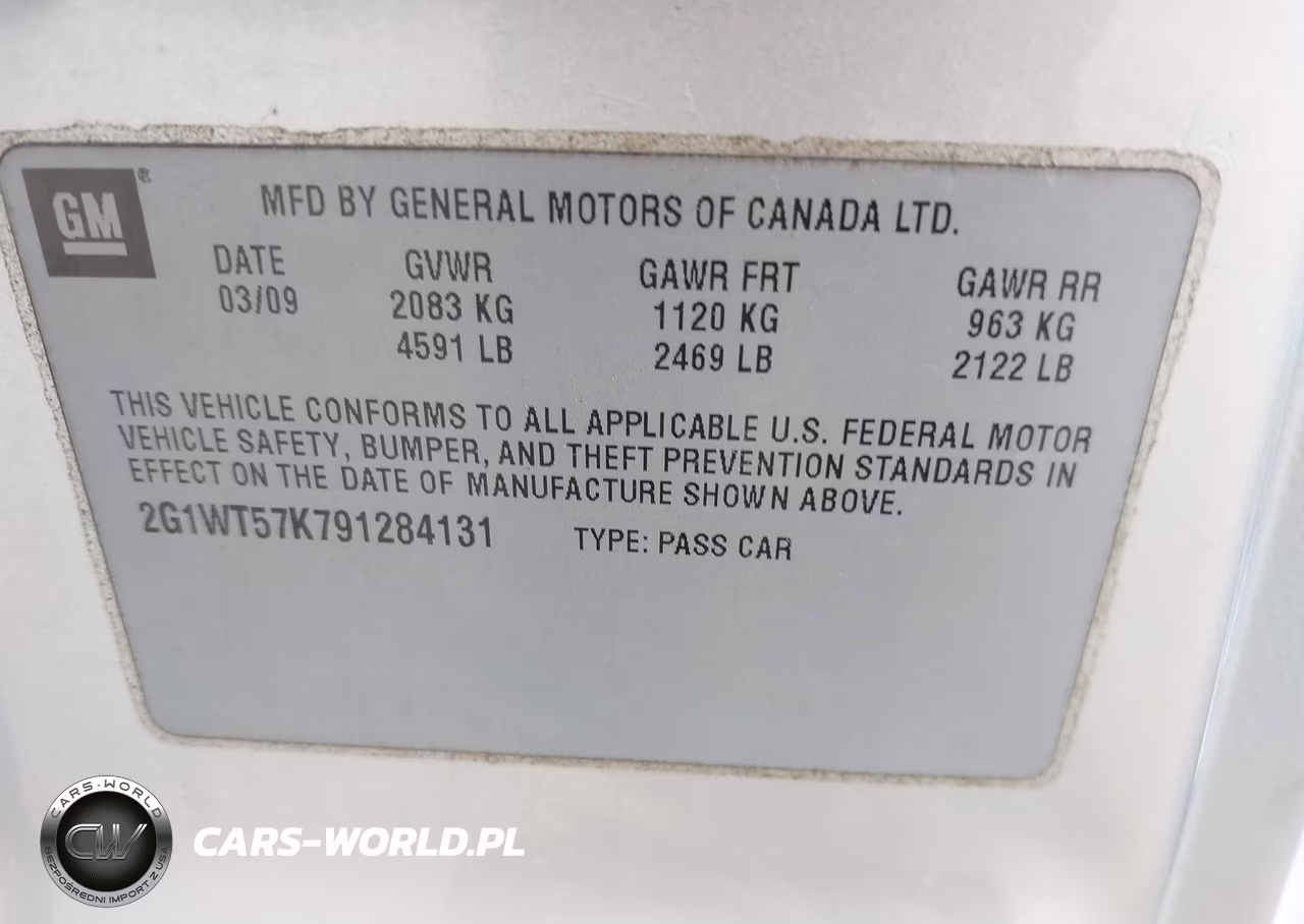 2009 Chevrolet Impala Lt VIN:2G1WT57K791284131 - 9