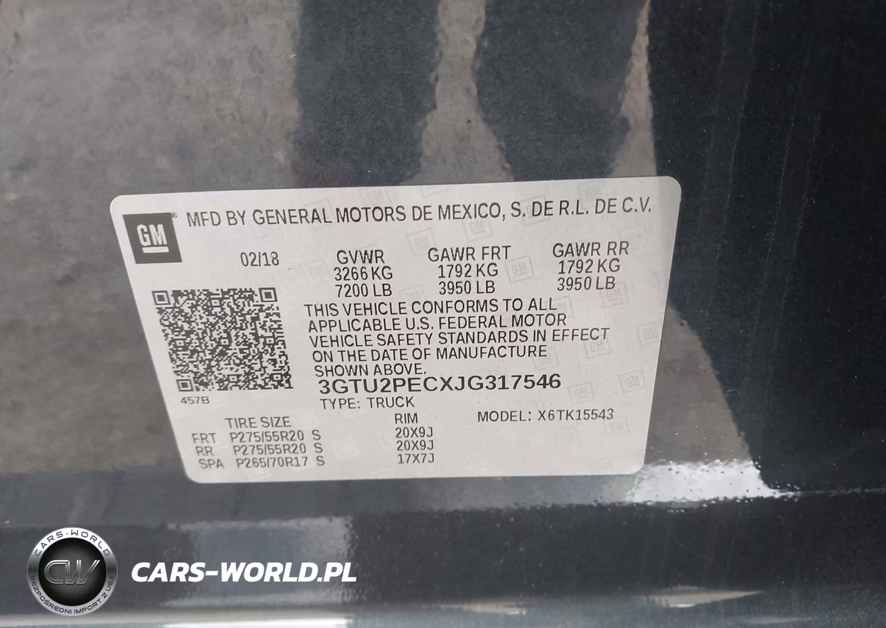 2018 GMC Sierra 1500 Denali VIN:3GTU2PECXJG317546 - 9