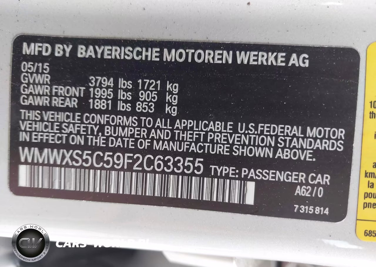 2015 Mini Hardtop Cooper VIN:WMWXS5C59F2C63355 - 9