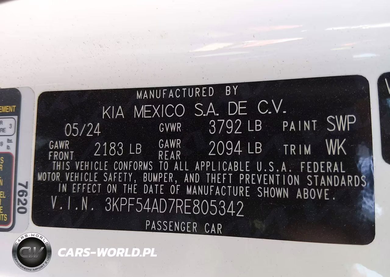 2024 Kia Forte Gt-Line VIN:3KPF54AD7RE805342 - 9