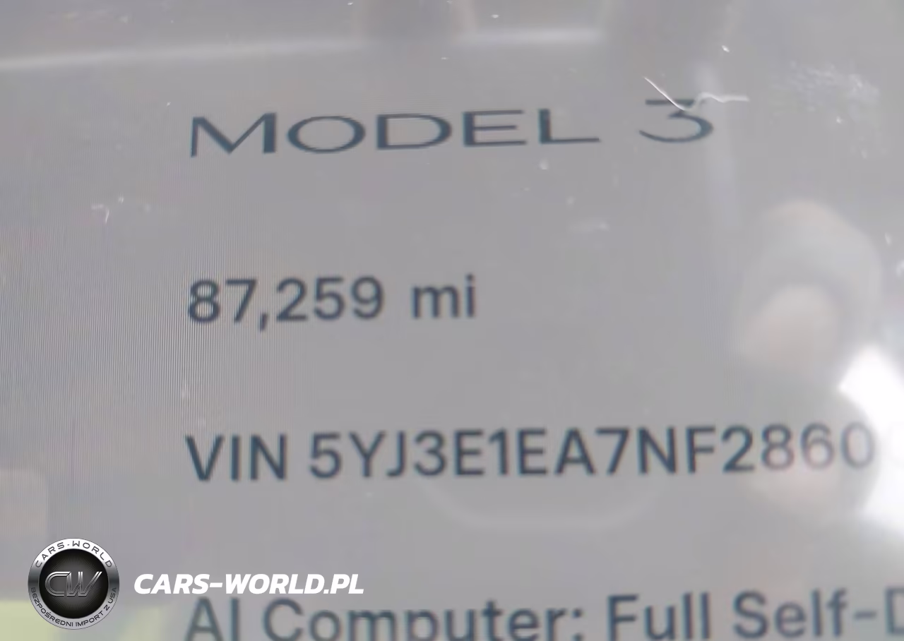 2022 Tesla Model 3 VIN:5YJ3E1EA7NF286007 - 13