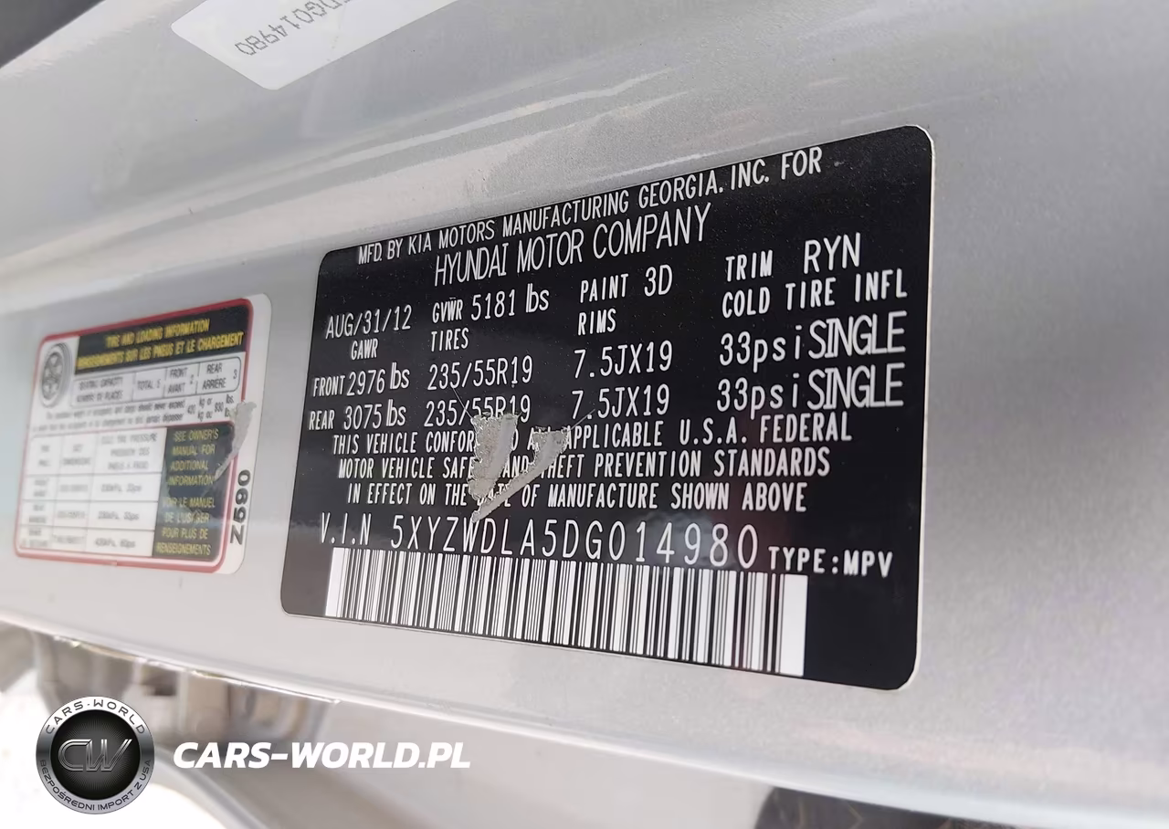2013 Hyundai Santa Fe Sport 2.0T VIN:5XYZWDLA5DG014980 - 9