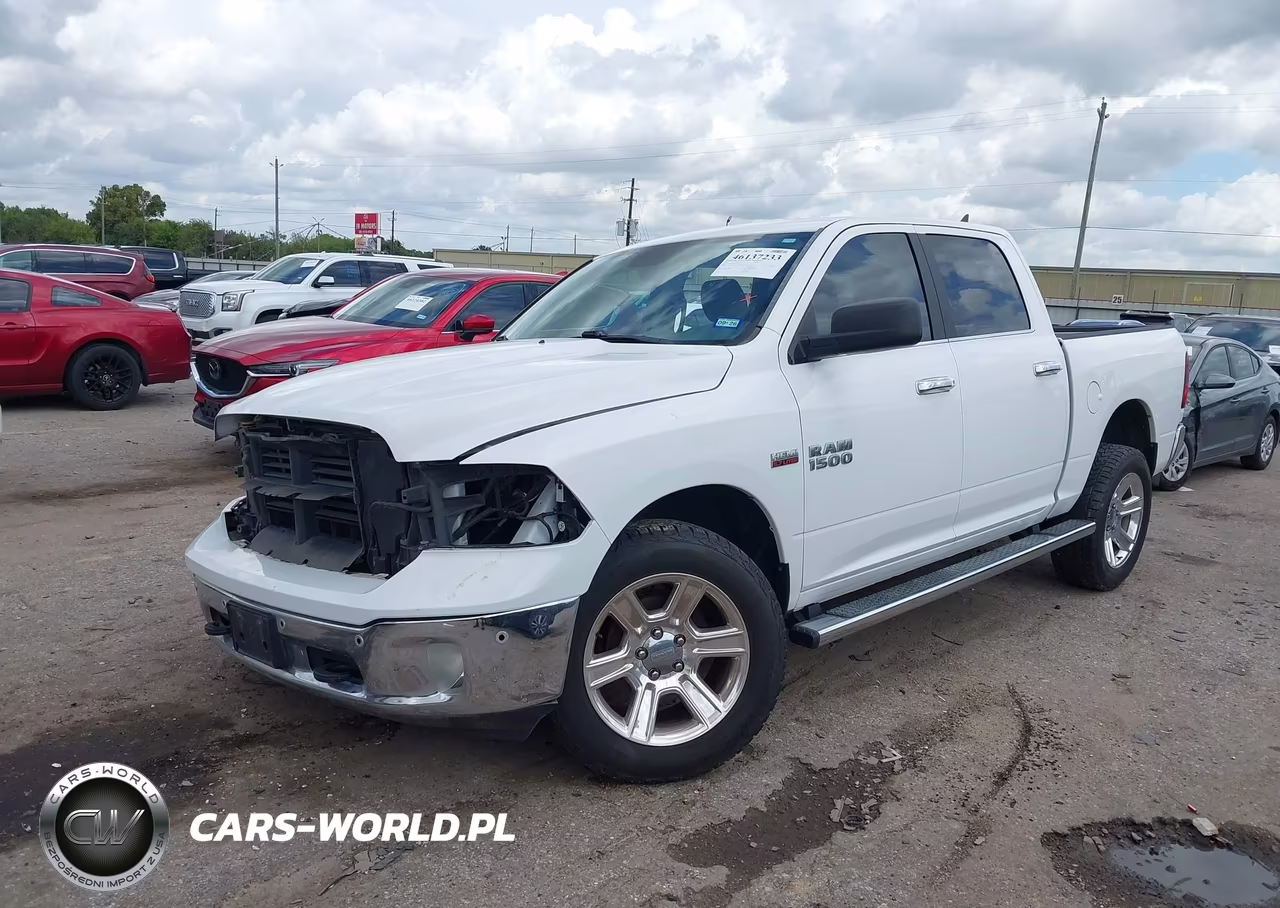 2017 Ram 1500 Lone Star Silver 4X4 5'7 Box VIN:1C6RR7LT3HS871297 - 2