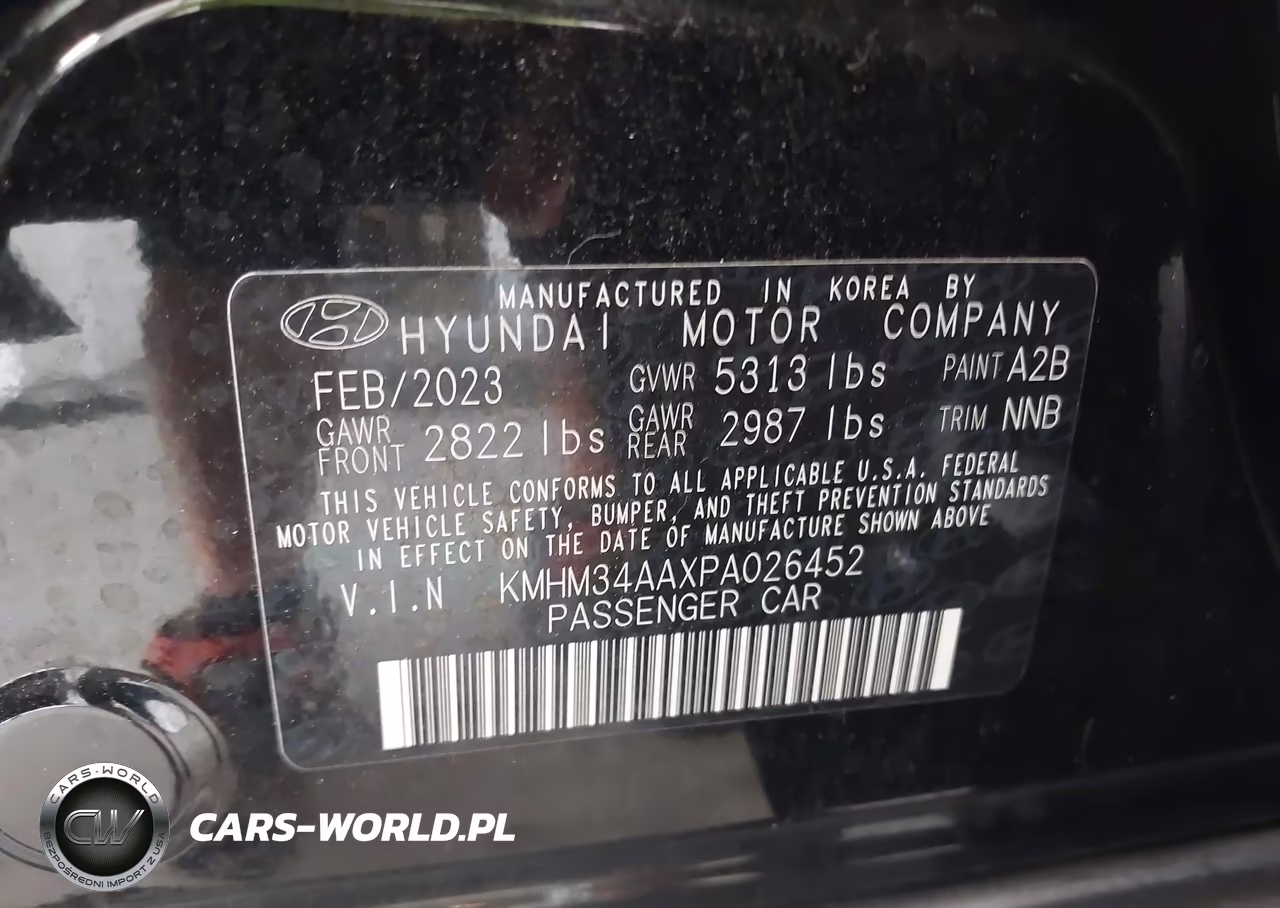 2023 Hyundai Ioniq 6 Sel VIN:KMHM34AAXPA026452 - 9