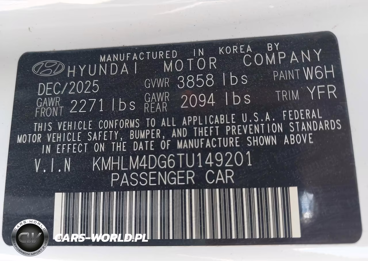 2026 Hyundai Elantra Sel Sport VIN:KMHLM4DG6TU149201 - 9