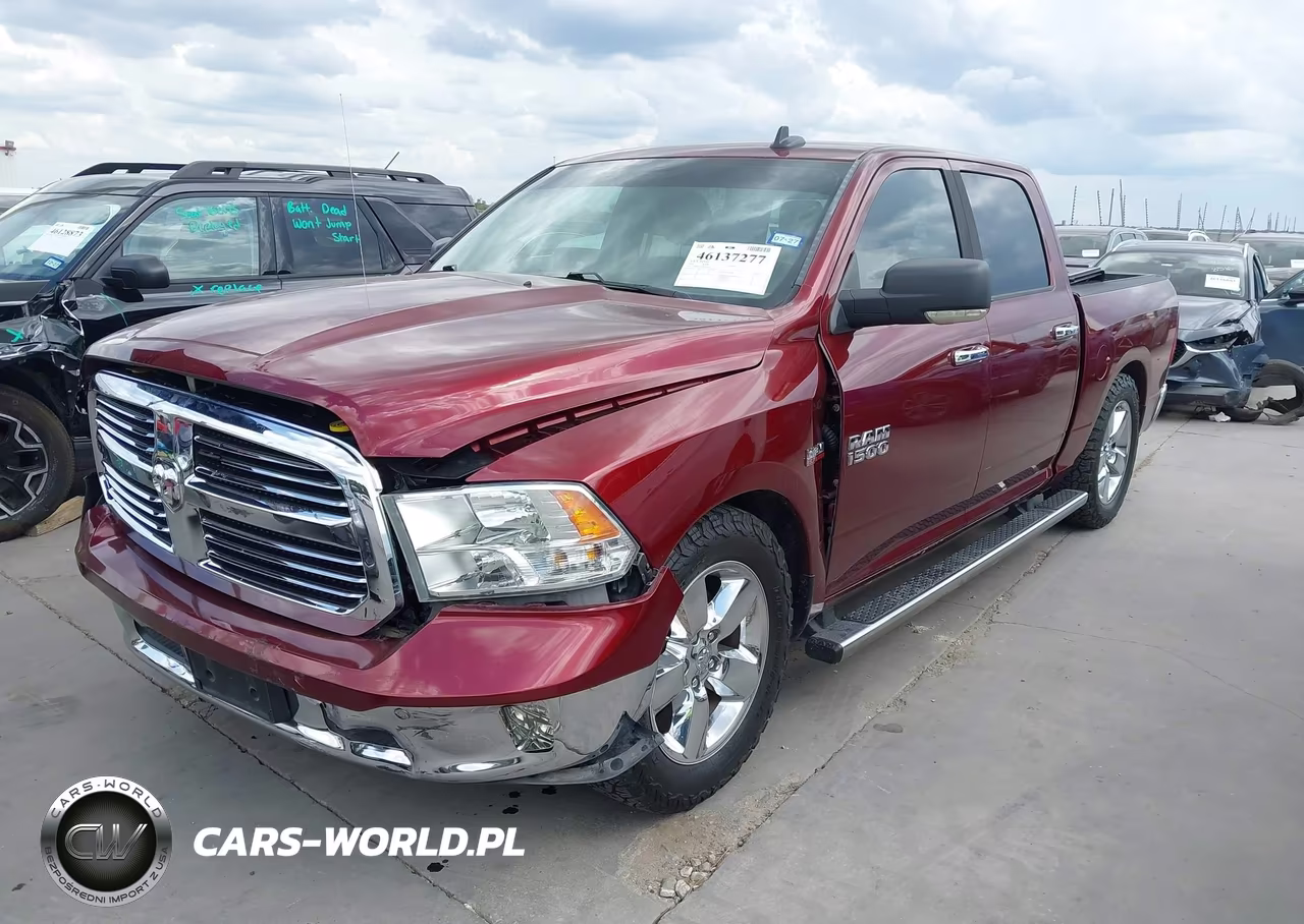 2016 Ram 1500 Slt VIN:3C6RR6LT0GG293143 - 2