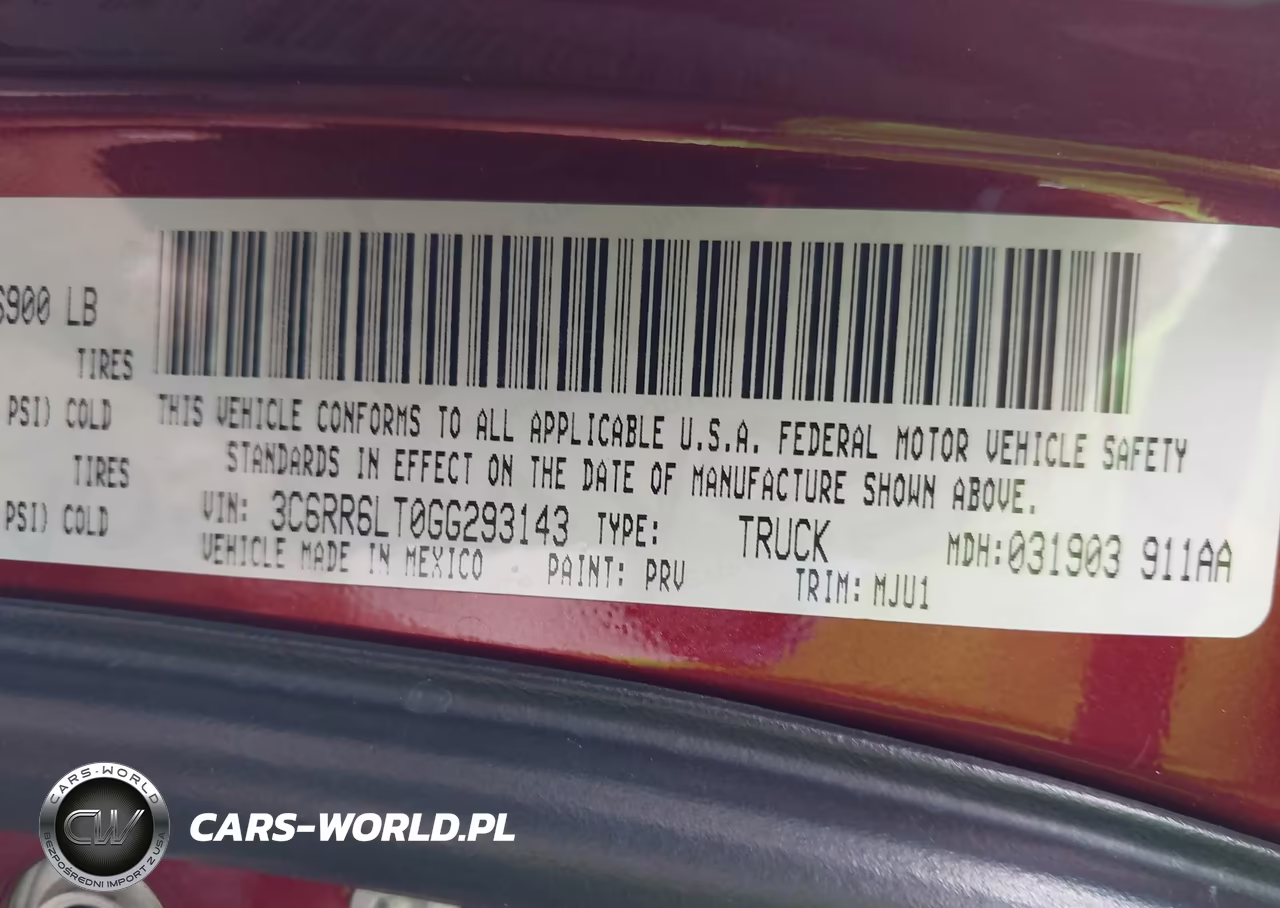 2016 Ram 1500 Slt VIN:3C6RR6LT0GG293143 - 9