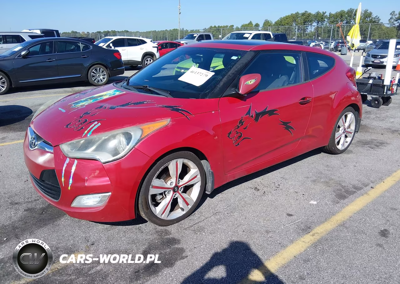 2016 Hyundai Veloster VIN:KMHTC6AD8GU280791 - 2