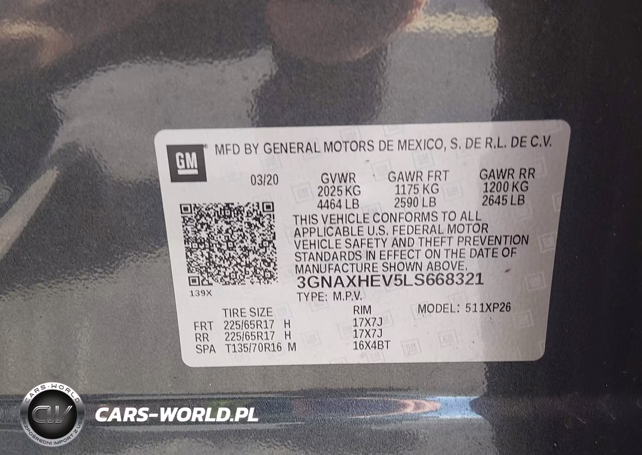 2020 Chevrolet Equinox Fwd Ls VIN:3GNAXHEV5LS668321 - 9