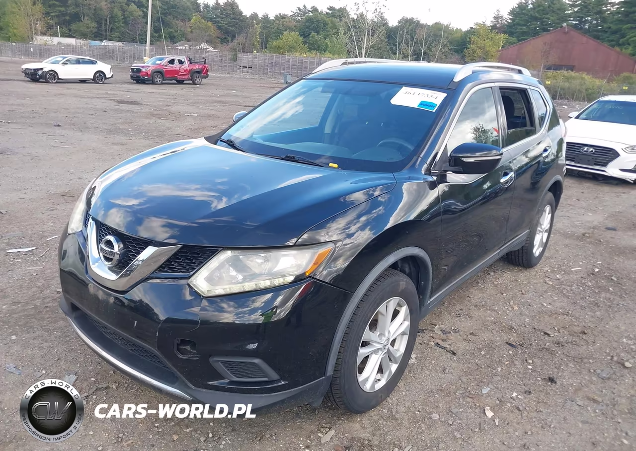 2015 Nissan Rogue Sv VIN:KNMAT2MV0FP584056 - 2