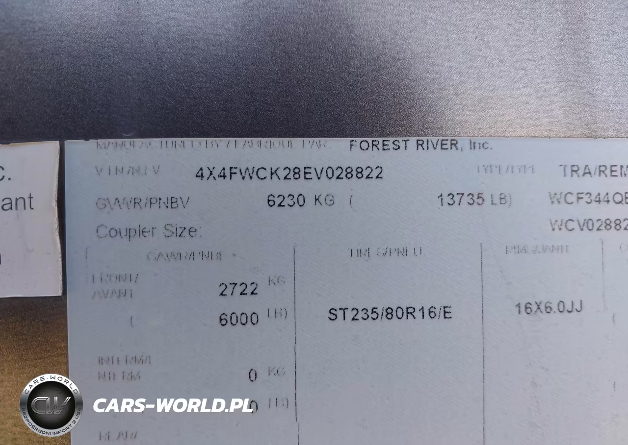 2014 Forest River Other VIN:4X4FWCK28EV028822 - 9