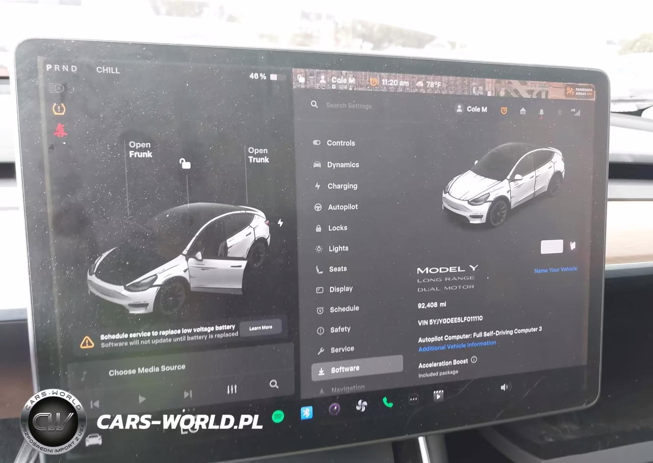 2020 Tesla Model Y Long Range Dual Motor All-Wheel Drive VIN:5YJYGDEE5LF011110 - 7