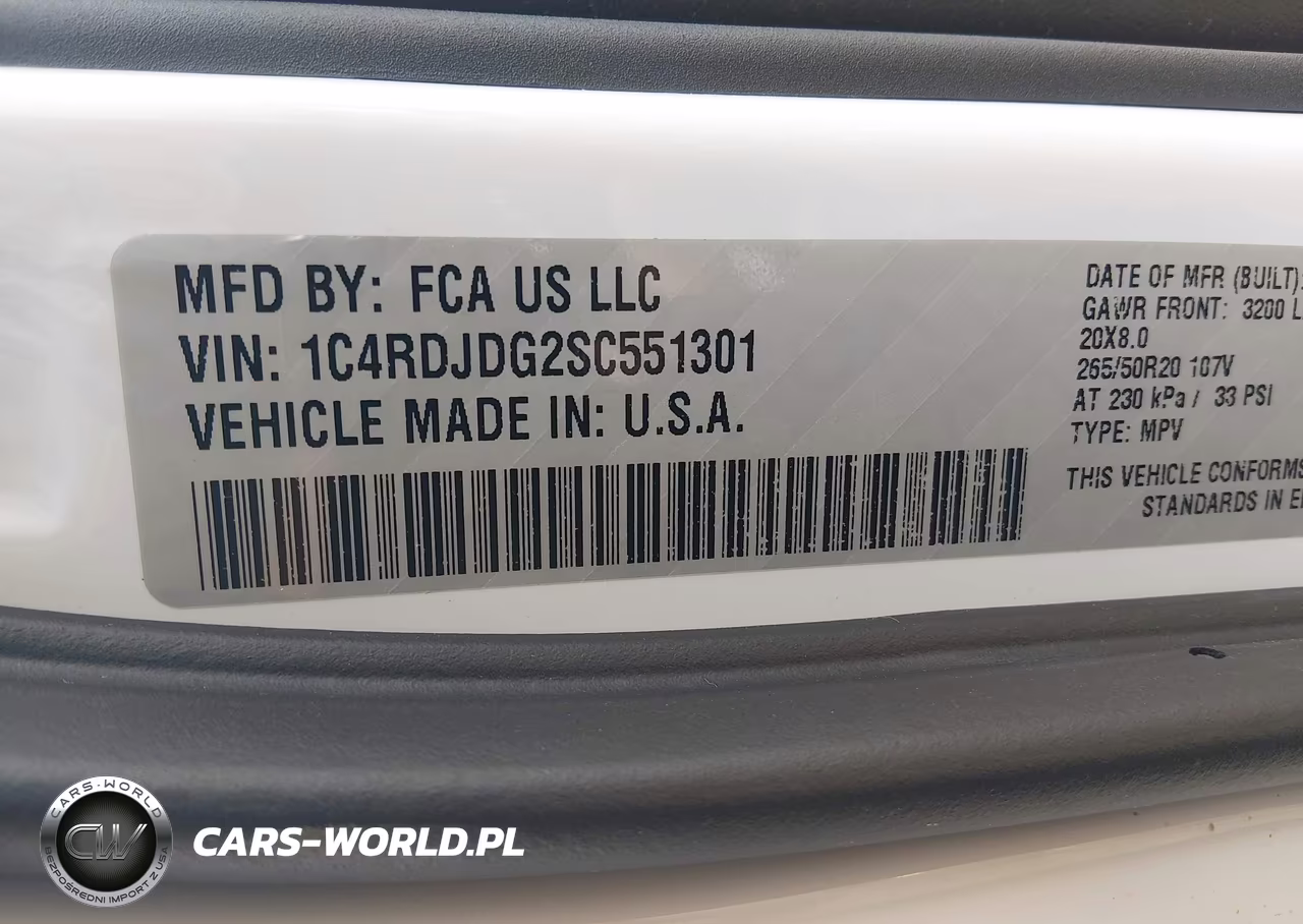 2025 Dodge Durango Gt Plus Awd VIN:1C4RDJDG2SC551301 - 9