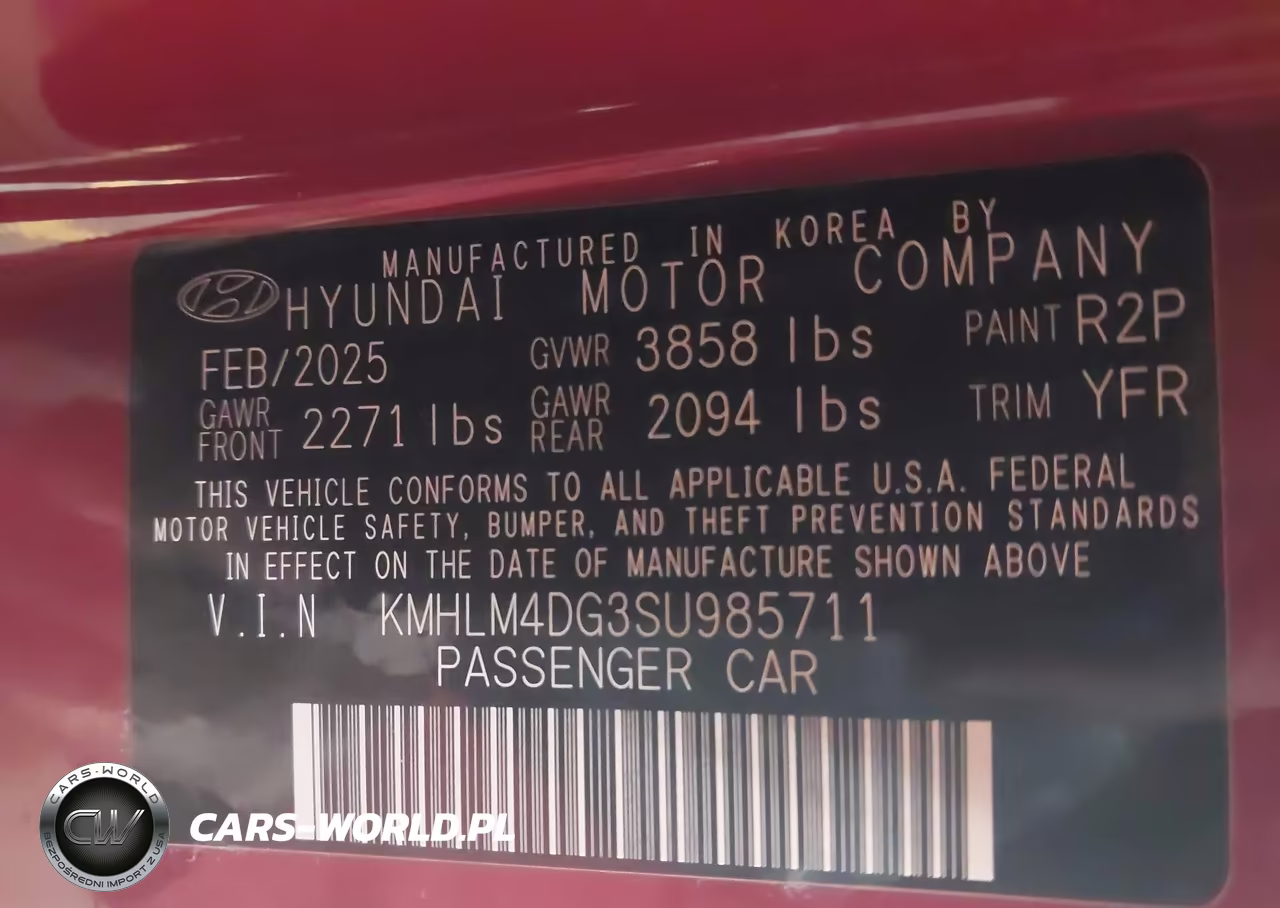2025 Hyundai Elantra Sel Sport VIN:KMHLM4DG3SU985711 - 9