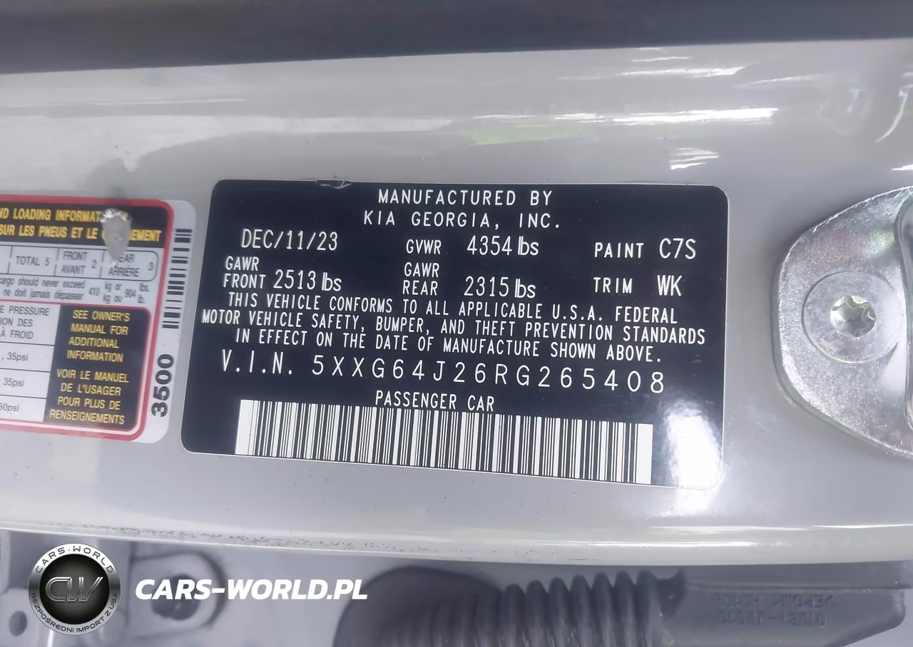 2024 Kia K5 Gt-Line VIN:5XXG64J26RG265408 - 9
