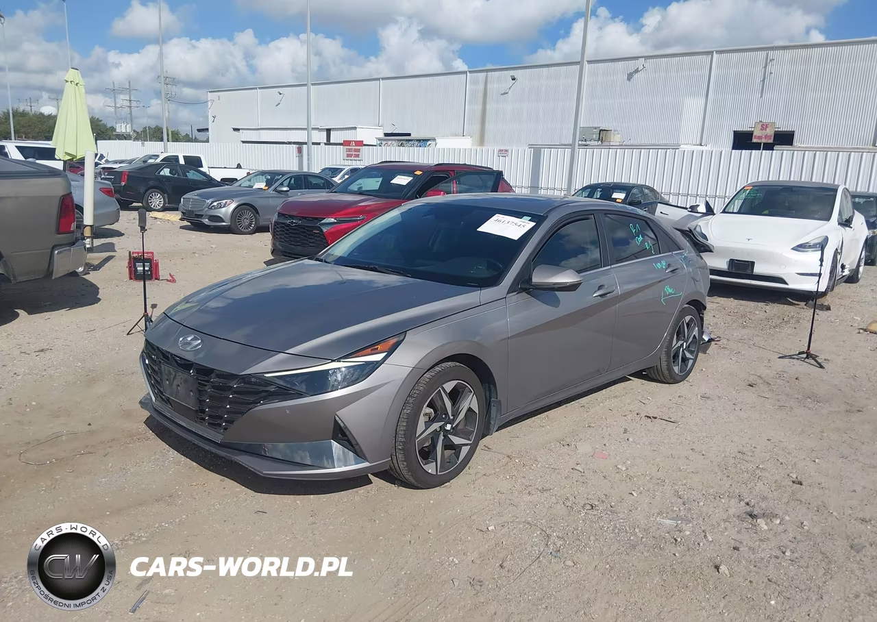 2022 Hyundai Elantra Sel VIN:KMHLN4AG5NU254770 - 2