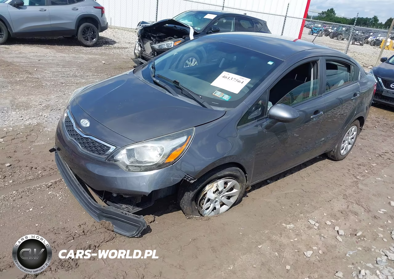 2013 Kia Rio Ex VIN:KNADN4A38D6114072 - 2