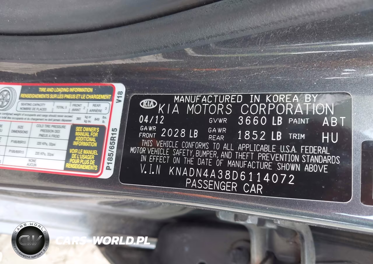 2013 Kia Rio Ex VIN:KNADN4A38D6114072 - 9