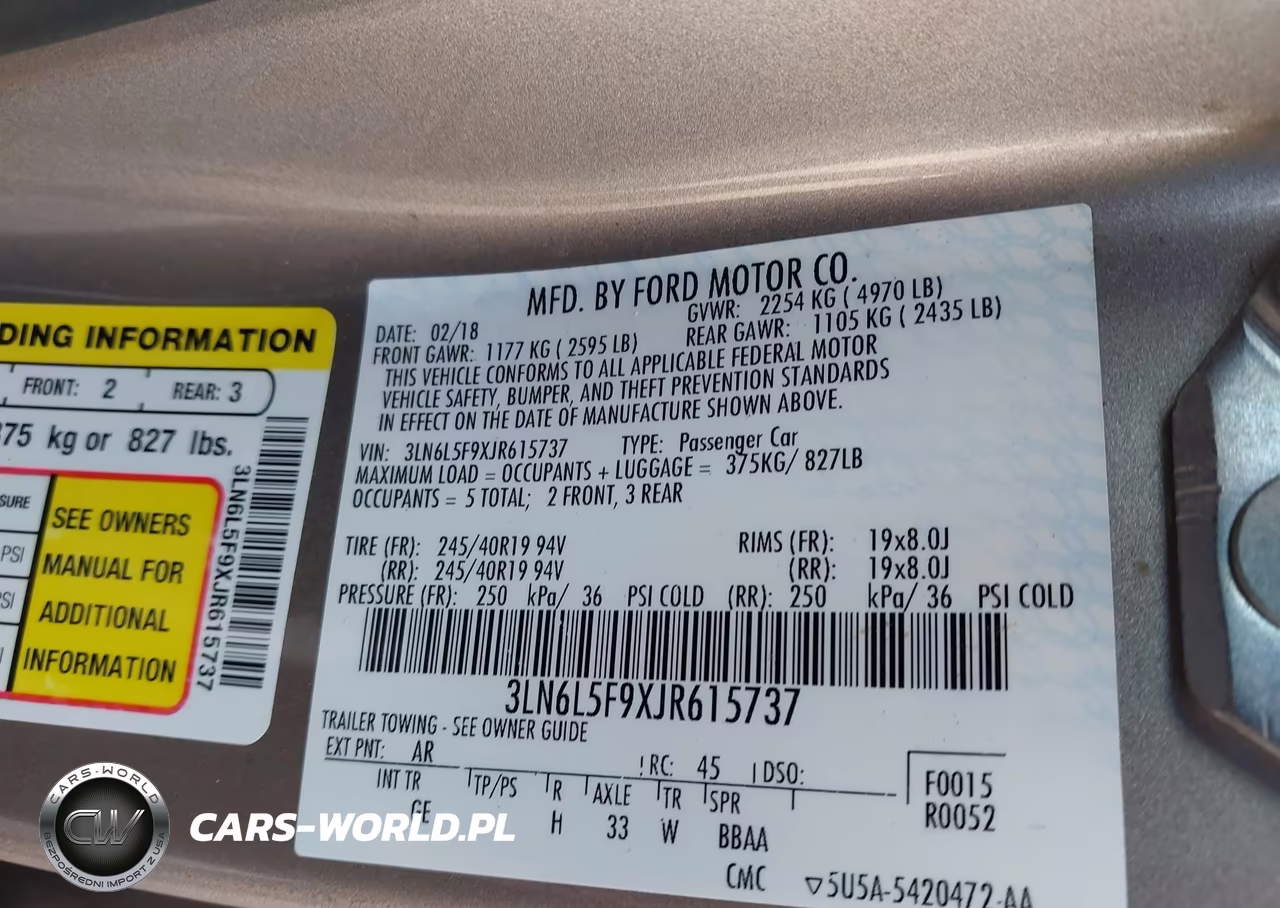 2018 Lincoln Mkz Reserve VIN:3LN6L5F9XJR615737 - 9