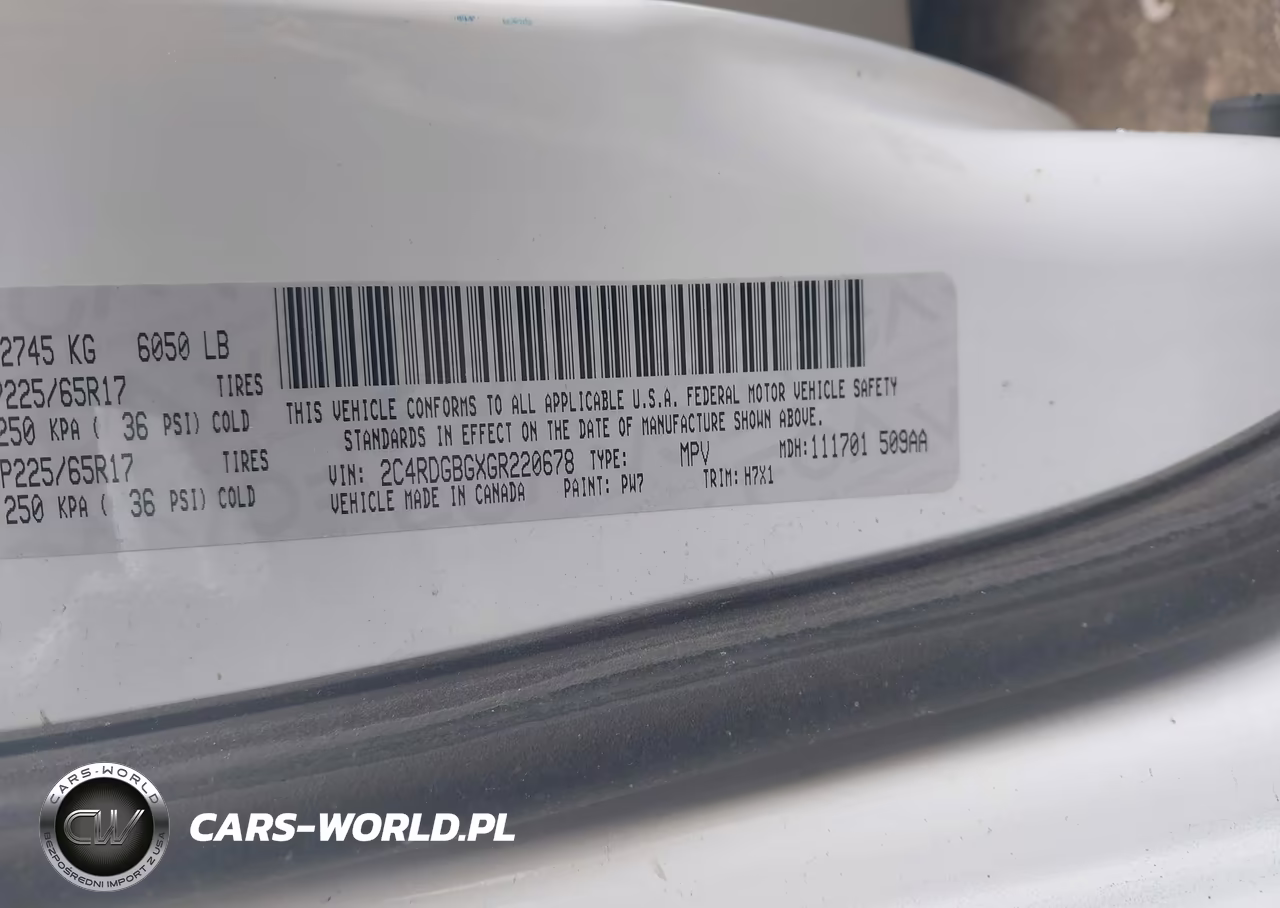 2016 Dodge Grand Caravan American Value Pkg VIN:2C4RDGBGXGR220678 - 9