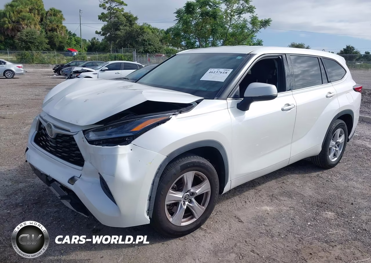 2021 Toyota Highlander L VIN:5TDCZRAH8MS042575 - 2
