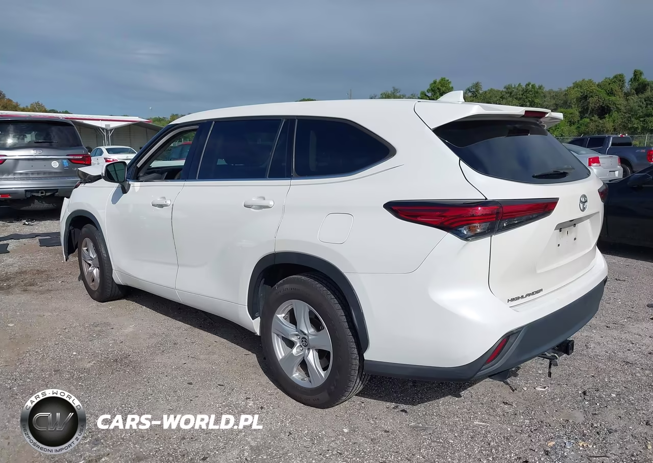 2021 Toyota Highlander L VIN:5TDCZRAH8MS042575 - 3