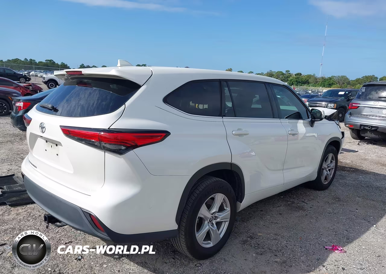2021 Toyota Highlander L VIN:5TDCZRAH8MS042575 - 4