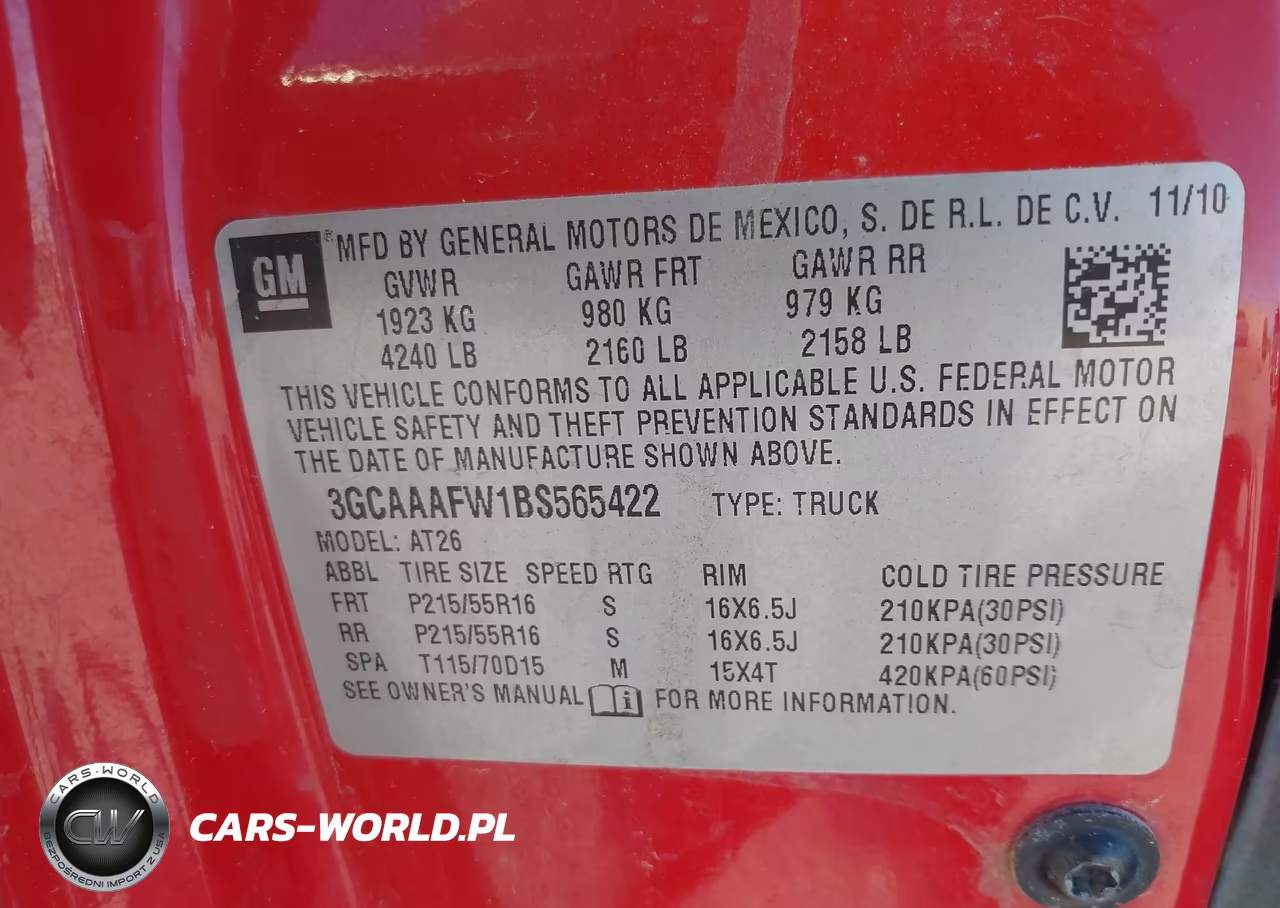 2011 Chevrolet Hhr Panel Ls VIN:3GCAAAFW1BS565422 - 9