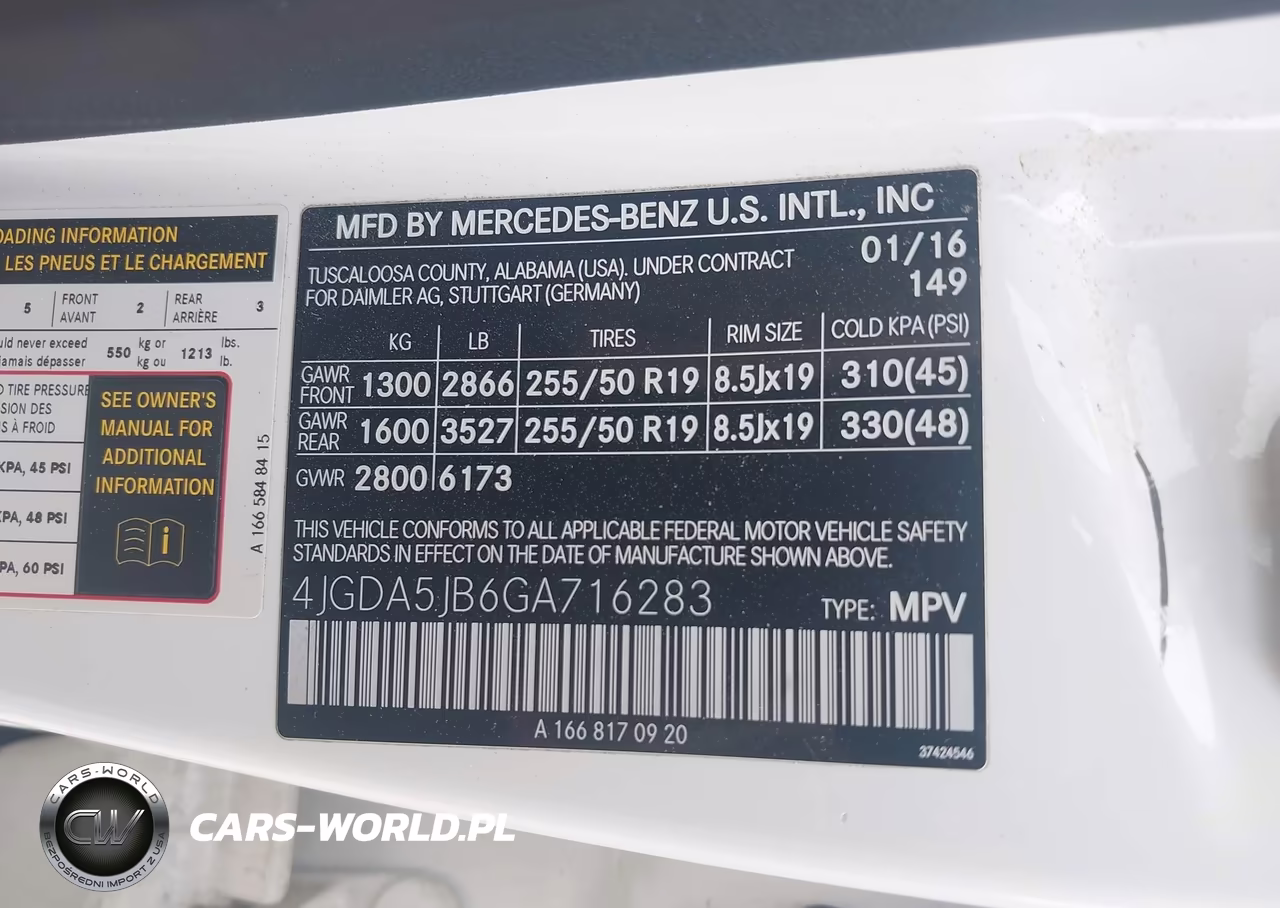 2016 Mercedes-Benz Gle 350 VIN:4JGDA5JB6GA716283 - 9
