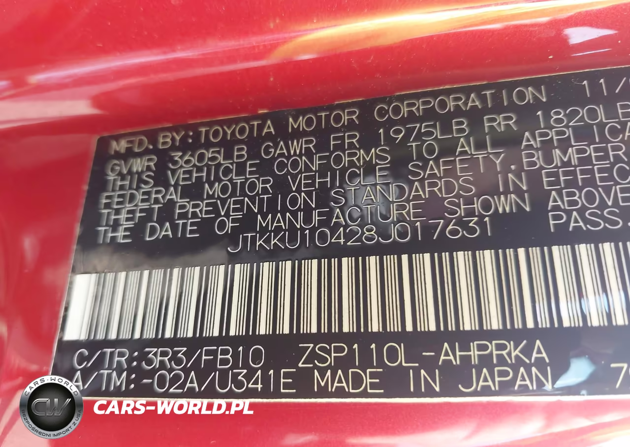 2008 Scion Xd VIN:JTKKU10428J017631 - 9