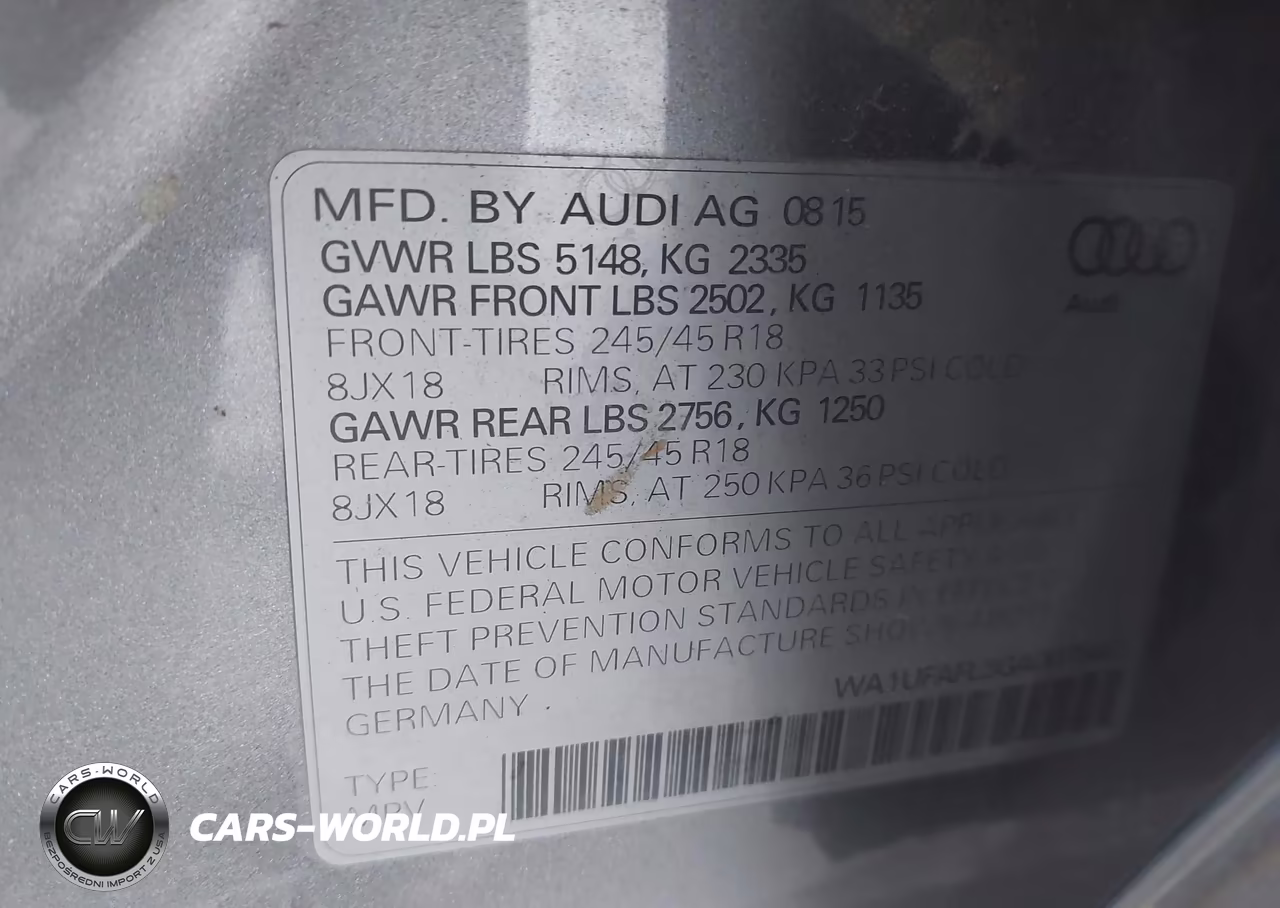 2016 Audi Allroad 2.0T Premium VIN:WA1UFAFL3GA007840 - 9