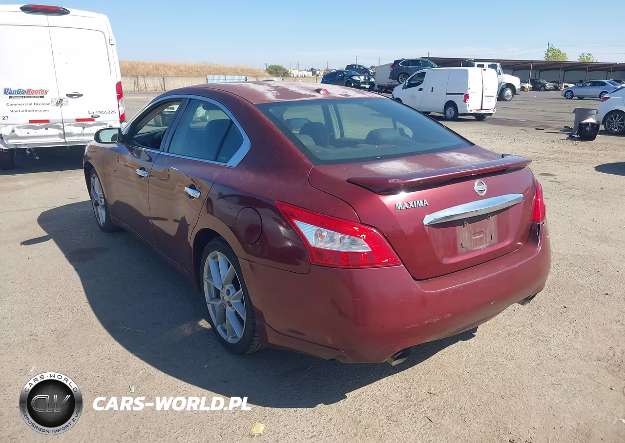2009 Nissan Maxima 3.5 Sv VIN:1N4AA51E99C843978 - 3