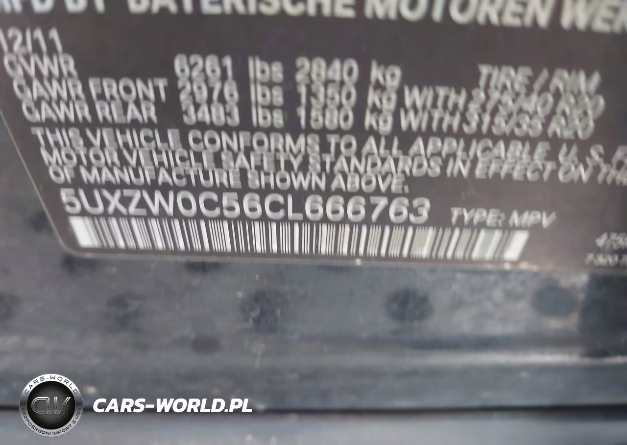 2012 BMW X5 xDrive35D VIN:5UXZW0C56CL666763 - 9