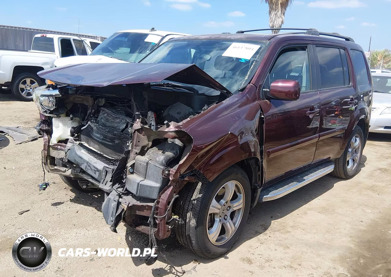 2013 Honda Pilot Ex-L VIN:5FNYF3H59DB010598 - 2
