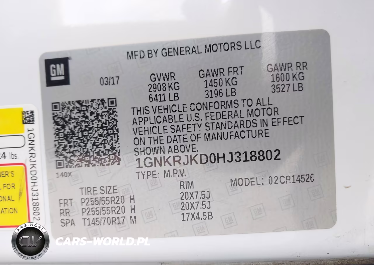2017 Chevrolet Traverse Premier VIN:1GNKRJKD0HJ318802 - 9