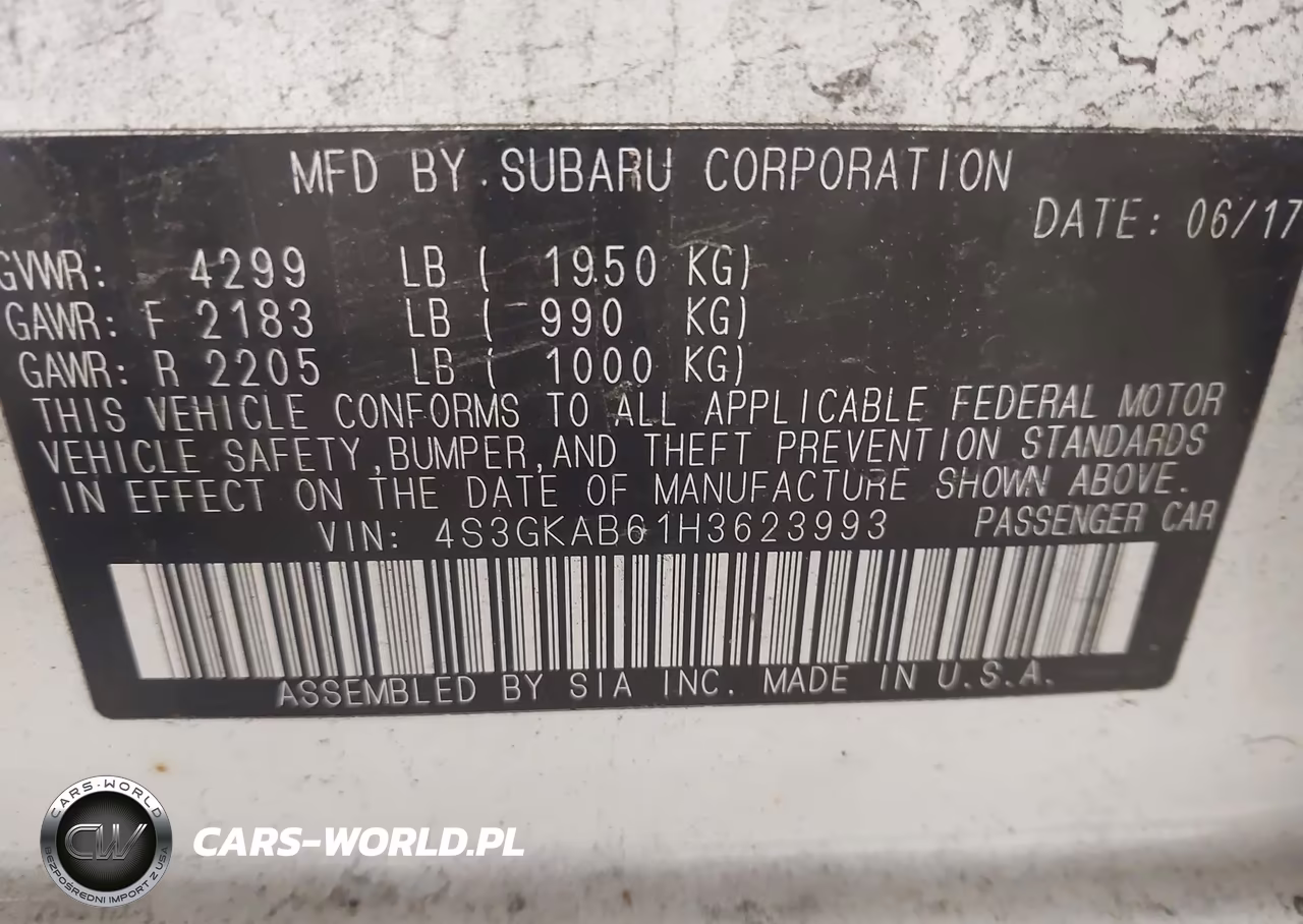 2017 Subaru Impreza 2.0I Premium VIN:4S3GKAB61H3623993 - 9