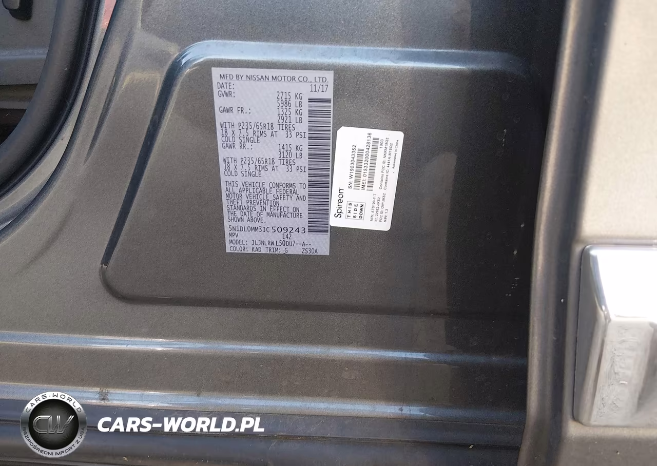 2018 Infiniti Qx60 VIN:5N1DL0MM3JC509243 - 9