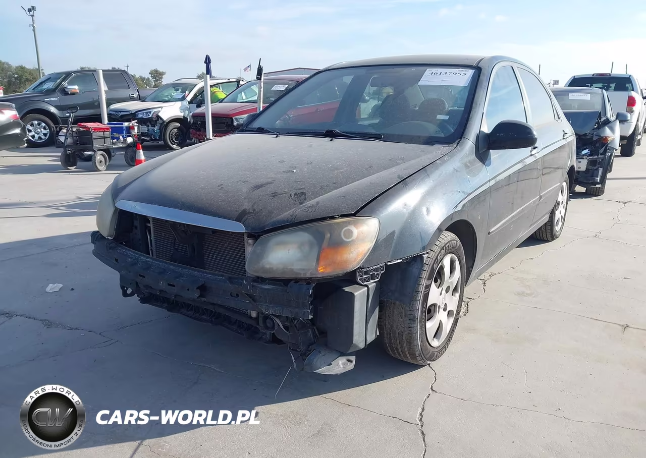 2009 Kia Spectra Lx VIN:KNAFE221X95619313 - 2