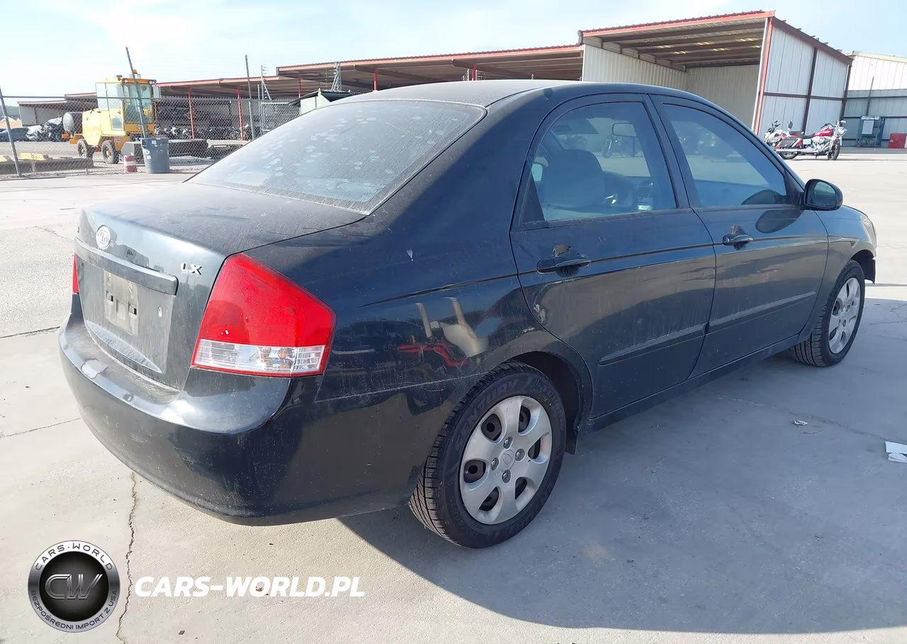 2009 Kia Spectra Lx VIN:KNAFE221X95619313 - 4