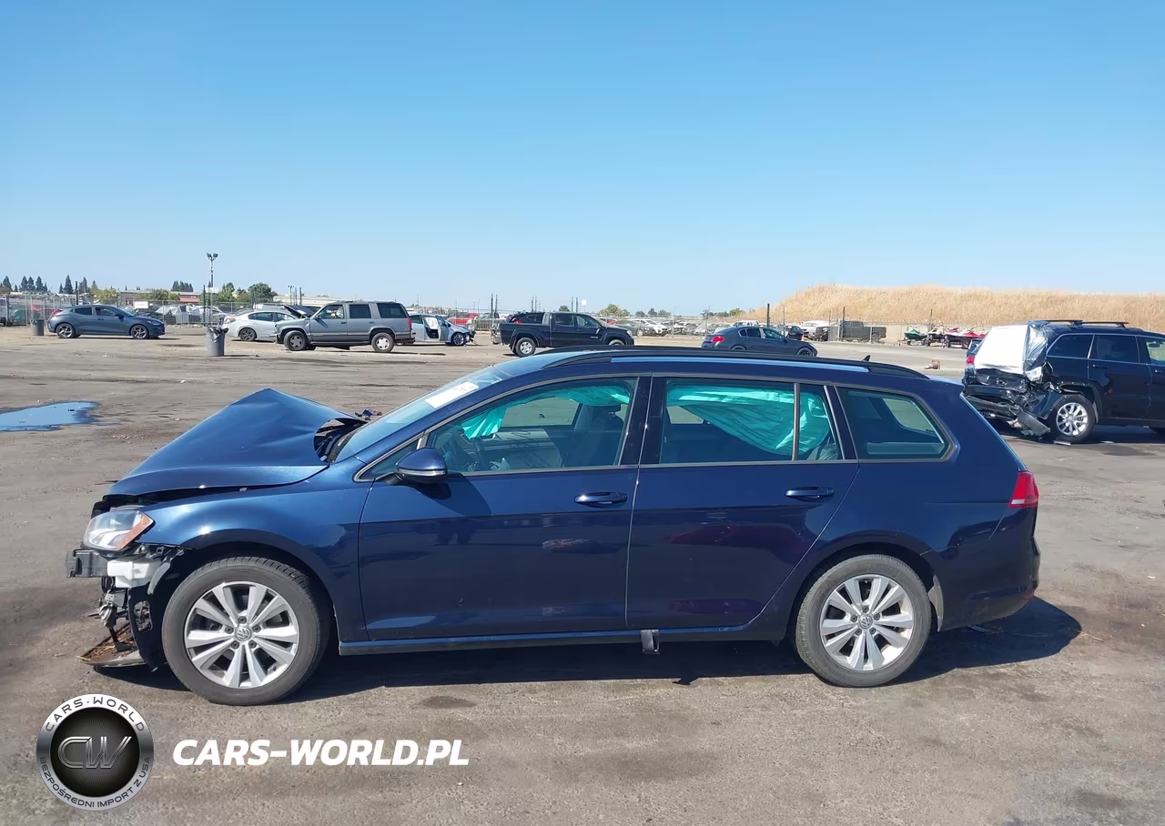 2017 Volkswagen Golf Sportwagen Tsi S VIN:3VW017AUXHM543417 - 14
