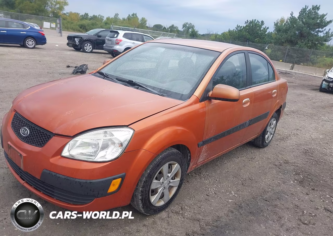 2008 Kia Rio Lx VIN:KNADE123686343448 - 2