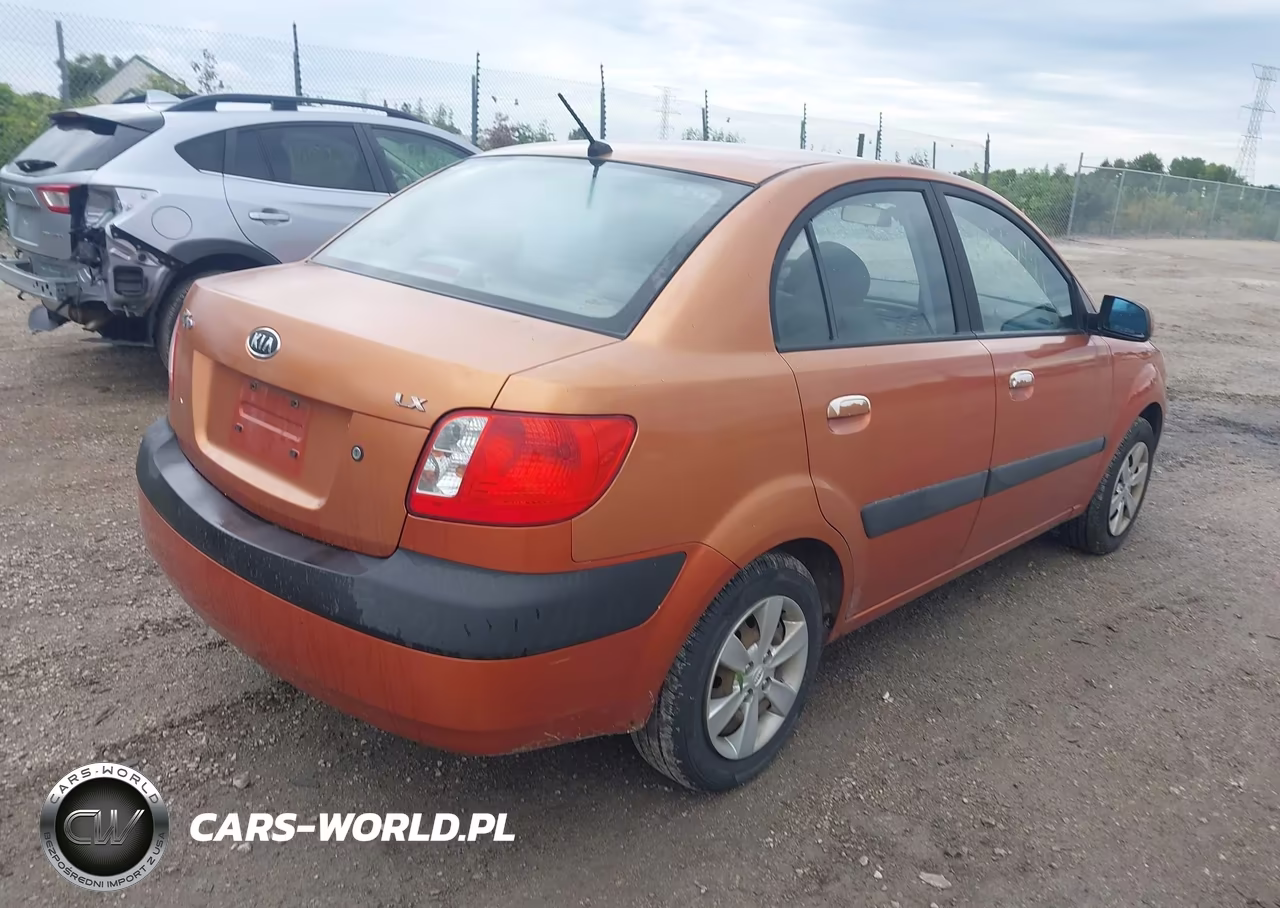 2008 Kia Rio Lx VIN:KNADE123686343448 - 4