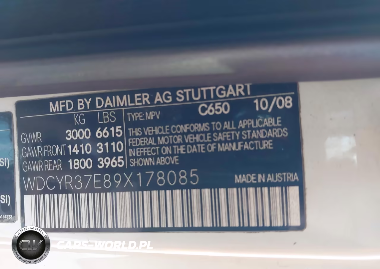 2009 Mercedes-Benz G 550 4Matic VIN:WDCYR37E89X178085 - 9