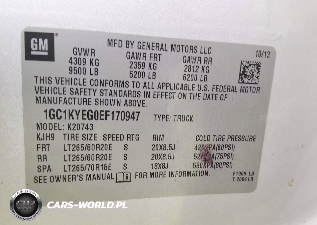 2014 Chevrolet Silverado 2500Hd Ltz VIN:1GC1KYEG0EF170947 - 9