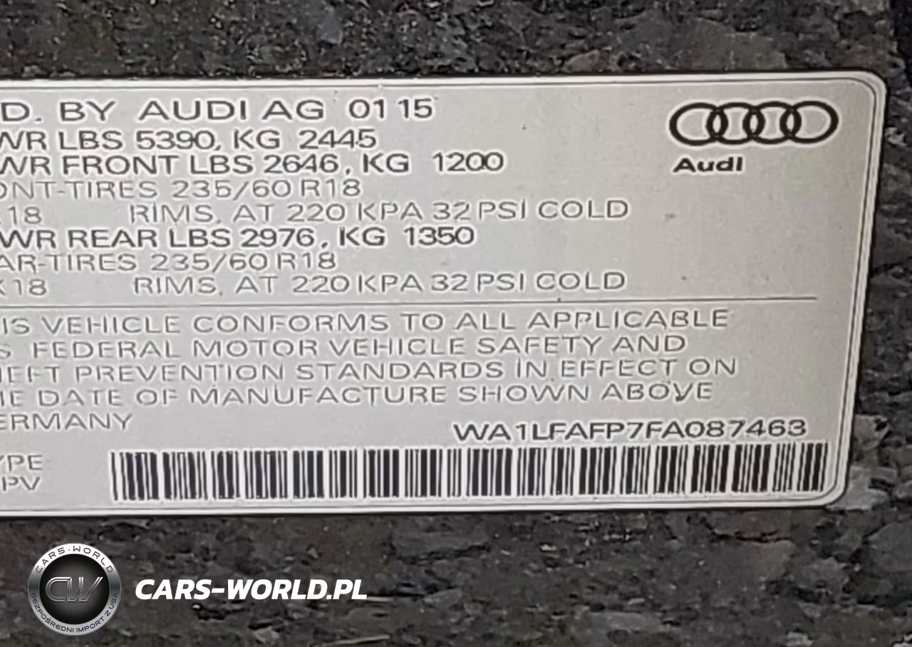 2015 Audi Q5 2.0T Premium VIN:WA1LFAFP7FA087463 - 9
