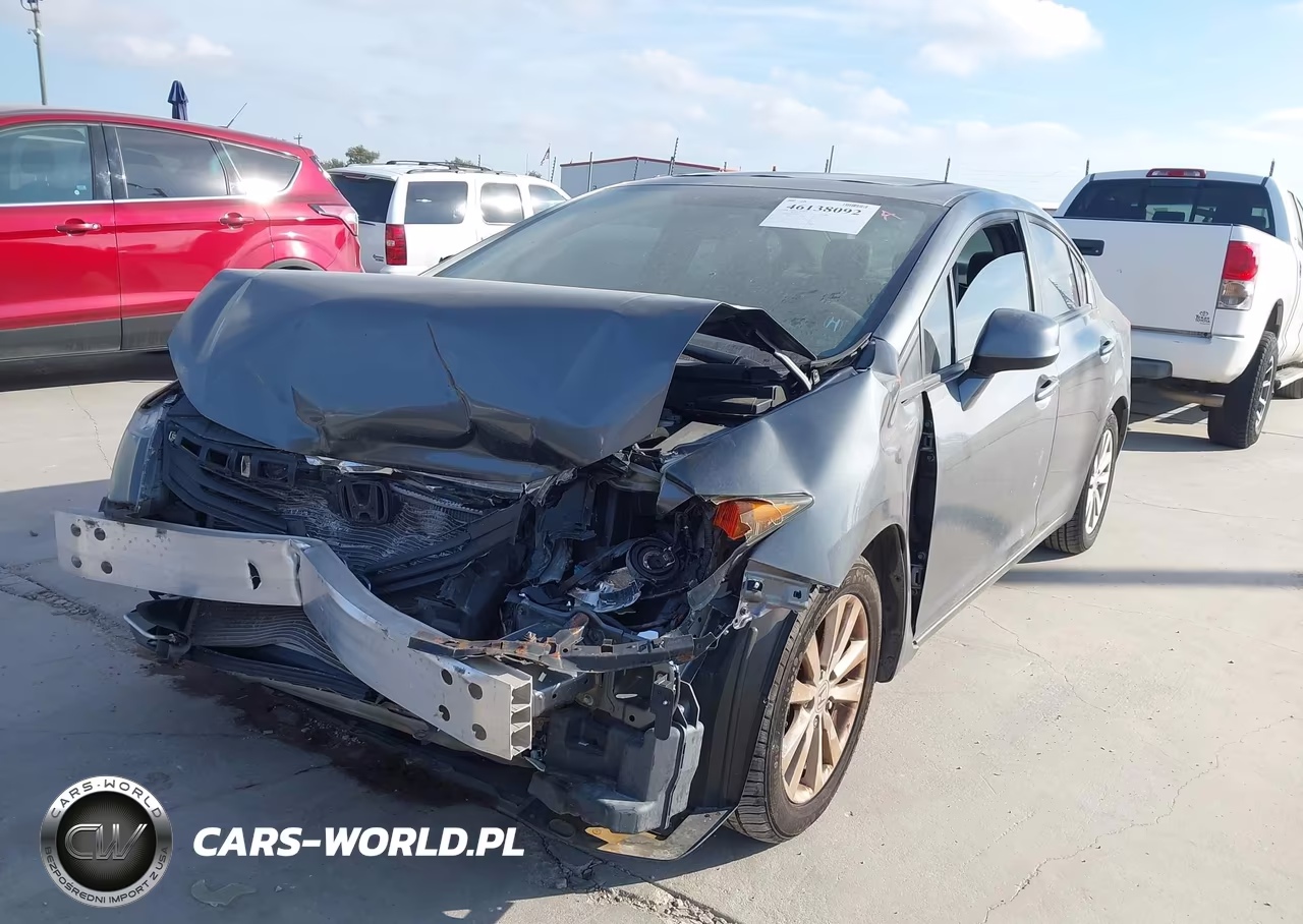 2012 Honda Civic Ex VIN:19XFB2F86CE088058 - 2