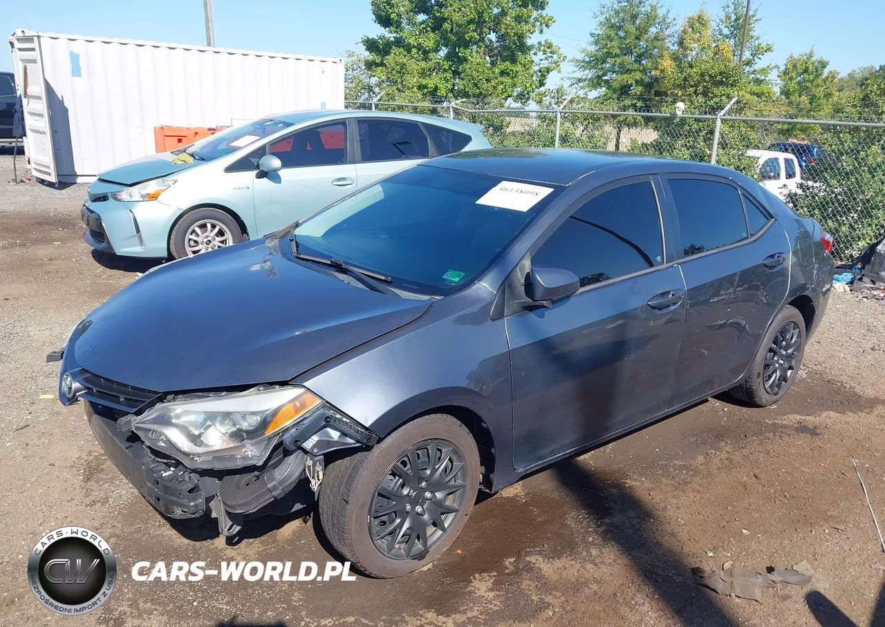 2016 Toyota Corolla Le VIN:2T1BURHE4GC696508 - 2